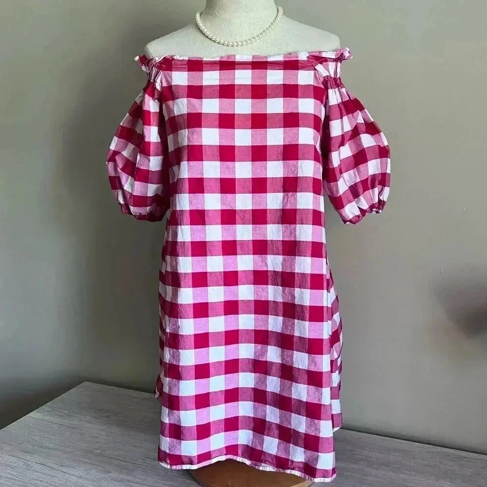Storets Checkered Dress - Picture 1 of 9
